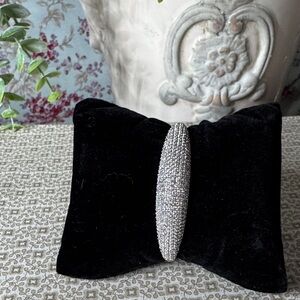 Elegant Stainless Steel Silver Bracelet - 7”